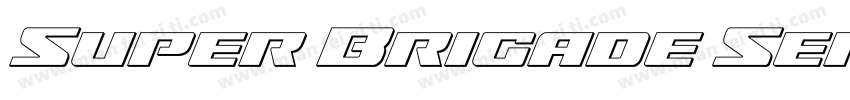 Super Brigade Semi-Condensed字体转换
